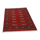 Pakistanska preproga bordo Bukhara 94x145 Ročno vozlana orientalska preproga