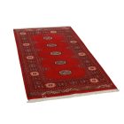Pakistanska preproga bordo Bukhara 94x158 Ročno vozlana orientalska preproga