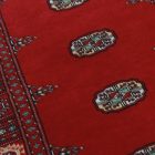 Pakistanska preproga bordo Bukhara 94x158 Ročno vozlana orientalska preproga