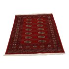 Pakistanska preproga bordo Bukhara 93x155 Ročno vozlana orientalska preproga