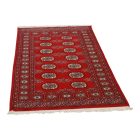 Pakistanska preproga bordo Bukhara 93x155 Ročno vozlana orientalska preproga