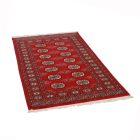 Pakistanska preproga bordo Bukhara 93x155 Ročno vozlana orientalska preproga
