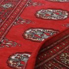 Pakistanska preproga bordo Bukhara 94x159 Ročno vozlana orientalska preproga