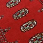 Pakistanska preproga bordo Bukhara 93x150 Ročno vozlana orientalska preproga