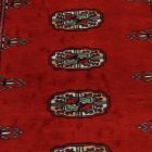 Pakistanska preproga bordo Bukhara 93x150 Ročno vozlana orientalska preproga