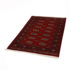 Pakistanska preproga bordo Bukhara 94x161 Ročno vozlana orientalska preproga