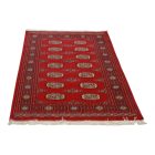 Pakistanska preproga bordo Bukhara 94x161 Ročno vozlana orientalska preproga