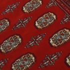 Pakistanska preproga bordo Bukhara 94x161 Ročno vozlana orientalska preproga