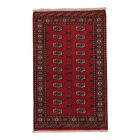 Pakistanska preproga bordo Bukhara 94x149 Ročno vozlana orientalska preproga