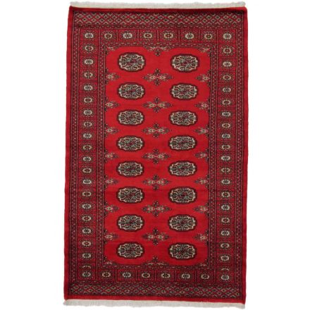 Pakistanska preproga bordo Bukhara 97x155 Ročno vozlana orientalska preproga