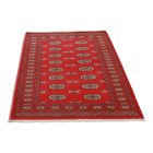 Pakistanska preproga bordo Bukhara 97x155 Ročno vozlana orientalska preproga