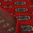 Pakistanska preproga bordo Bukhara 97x155 Ročno vozlana orientalska preproga