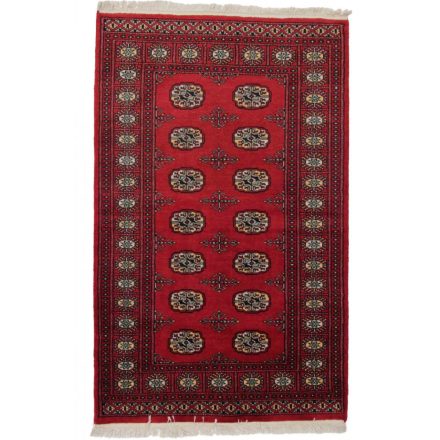 Pakistanska preproga bordo Bukhara 97x154 Ročno vozlana orientalska preproga