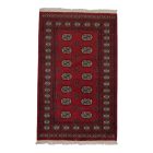 Pakistanska preproga bordo Bukhara 97x154 Ročno vozlana orientalska preproga