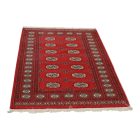 Pakistanska preproga bordo Bukhara 97x154 Ročno vozlana orientalska preproga