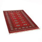 Pakistanska preproga bordo Bukhara 97x154 Ročno vozlana orientalska preproga