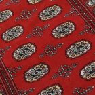 Pakistanska preproga bordo Bukhara 97x154 Ročno vozlana orientalska preproga