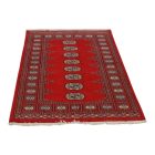 Pakistanska preproga bordo Bukhara 93x153 Ročno vozlana orientalska preproga
