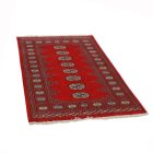 Pakistanska preproga bordo Bukhara 93x153 Ročno vozlana orientalska preproga