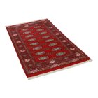 Pakistanska preproga bordo Bukhara 90x155 Ročno vozlana orientalska preproga