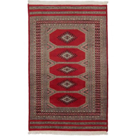 Pakistanska preproga bordo Jaldar 94x148 Ročno vozlana orientalska preproga