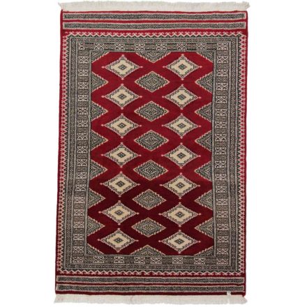 Pakistanska preproga bordo Jaldar 93x140 Ročno vozlana orientalska preproga