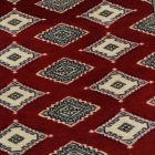 Pakistanska preproga bordo Jaldar 93x140 Ročno vozlana orientalska preproga