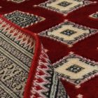 Pakistanska preproga bordo Jaldar 93x140 Ročno vozlana orientalska preproga