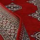 Pakistanska preproga bordo Jaldar 94x152 Ročno vozlana orientalska preproga
