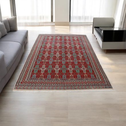 Pakistanska preproga bordo Jaldar 199x294 Ročno vozlana orientalska preproga