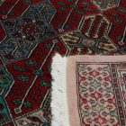 Pakistanska Jaldar preproga 199x294 cm – ročno vozlana bordo preproga iz Pakistana