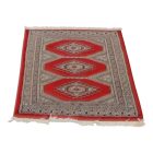 Pakistanska preproga bordo Jaldar 63x94 Ročno vozlana orientalska preproga