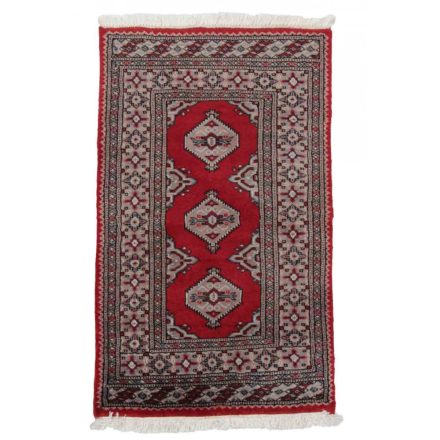 Pakistanska preproga bordo Jaldar 62x99 Ročno vozlana orientalska preproga