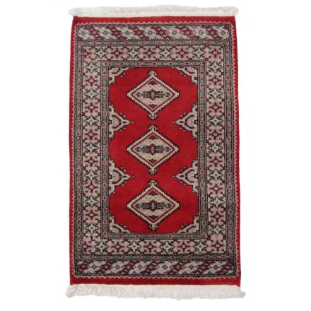 Pakistanska preproga bordo Jaldar 64x99 Ročno vozlana orientalska preproga