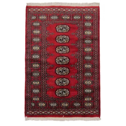 Pakistanska preproga bordo Bukhara 78x116 Ročno vozlana orientalska preproga