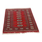 Pakistanska preproga bordo Bukhara 78x116 Ročno vozlana orientalska preproga