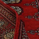 Pakistanska preproga bordo Bukhara 78x116 Ročno vozlana orientalska preproga