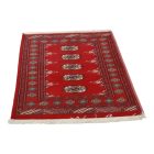 Pakistanska preproga bordo Bukhara 78x112 Ročno vozlana orientalska preproga