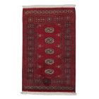 Pakistanska bordo preproga Bukhara 79x124 cm – kompaktna ročna klasika