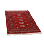 Pakistanska bordo preproga Bukhara 79x124 cm – kompaktna ročna klasika