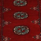 Pakistanska bordo preproga Bukhara 79x124 cm – kompaktna ročna klasika