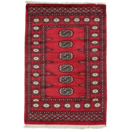 Pakistanska preproga bordo Bukhara 80x118 Ročno vozlana orientalska preproga