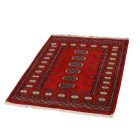 Pakistanska preproga bordo Bukhara 80x118 Ročno vozlana orientalska preproga