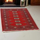 Pakistanska preproga bordo Bukhara 80x111 Ročno vozlana orientalska preproga