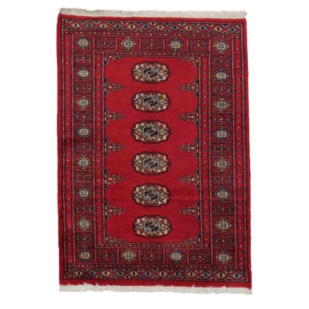 Pakistanska preproga bordo Bukhara 80x111 Ročno vozlana orientalska preproga