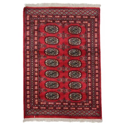 Pakistanska preproga bordo Bukhara 80x115 Ročno vozlana orientalska preproga