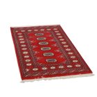 Pakistanska preproga bordo Bukhara 78x120 Ročno vozlana orientalska preproga