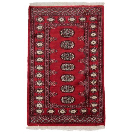 Pakistanska preproga bordo Bukhara 78x122 Ročno vozlana orientalska preproga