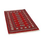 Pakistanska preproga bordo Bukhara 78x122 Ročno vozlana orientalska preproga