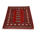 Pakistanska preproga bordo Bukhara 79x125 Ročno vozlana orientalska preproga